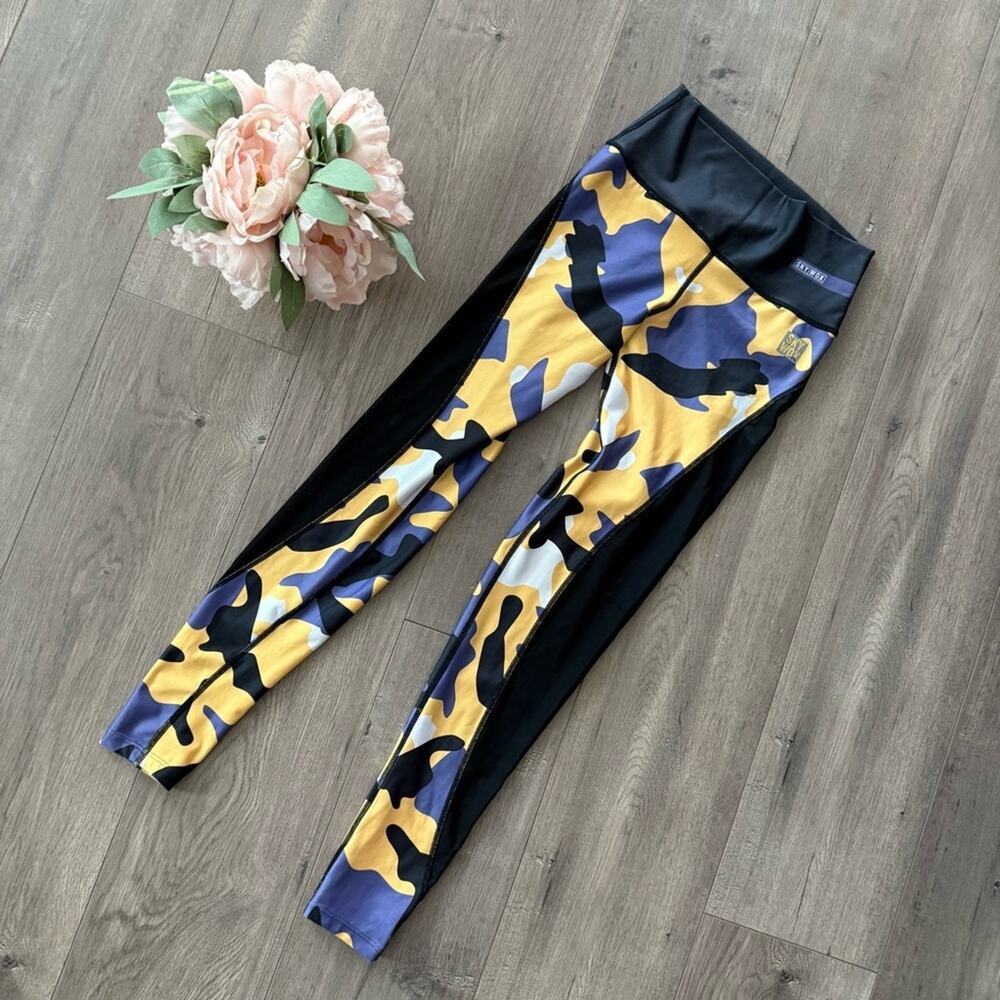 💐5 for $15💐 Sky Wox by Santisma Columbia Miami Camo Sheer‎ Leggings